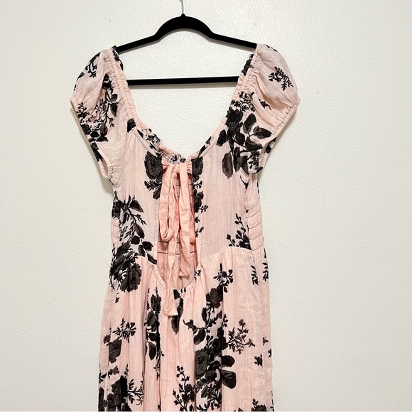 Free People Forget Me Not Floral Milkmaid Midi Dress - Picture 5 of 11